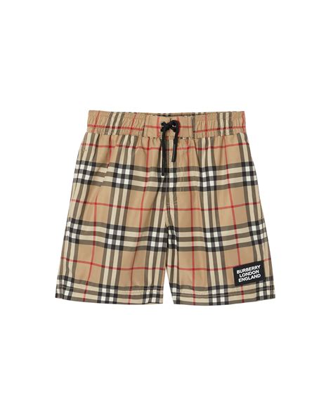 burberry swim trunks infant|Burberry swim shorts baby boy.